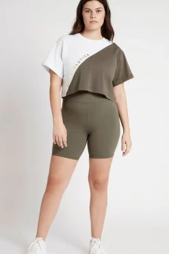 Cropped Signature Logo T-Shirt 105