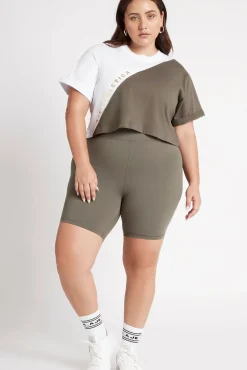 Cropped Signature Logo T-Shirt 105