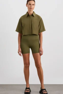 Cropped Spray Shirt 441