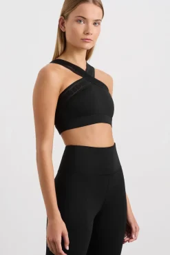 Cross Neck Sports Crop 384