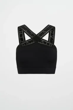 Cross Neck Sports Crop 384