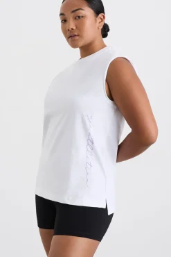 Cursive Logo Longline Tank 101