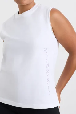 Cursive Logo Longline Tank 101
