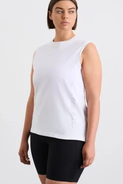 Cursive Logo Longline Tank 101