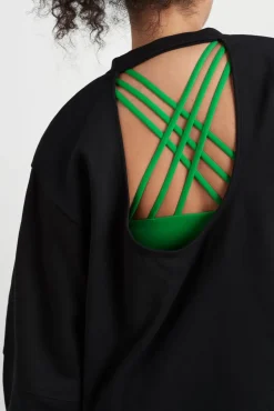 Cut Out Back Crew Jumper 417