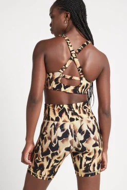 Cut Out Cross Back Sports Bra 314