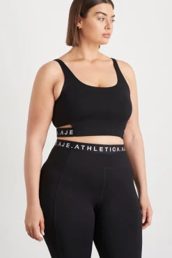 Cut Out Elastic Sports Bra 337