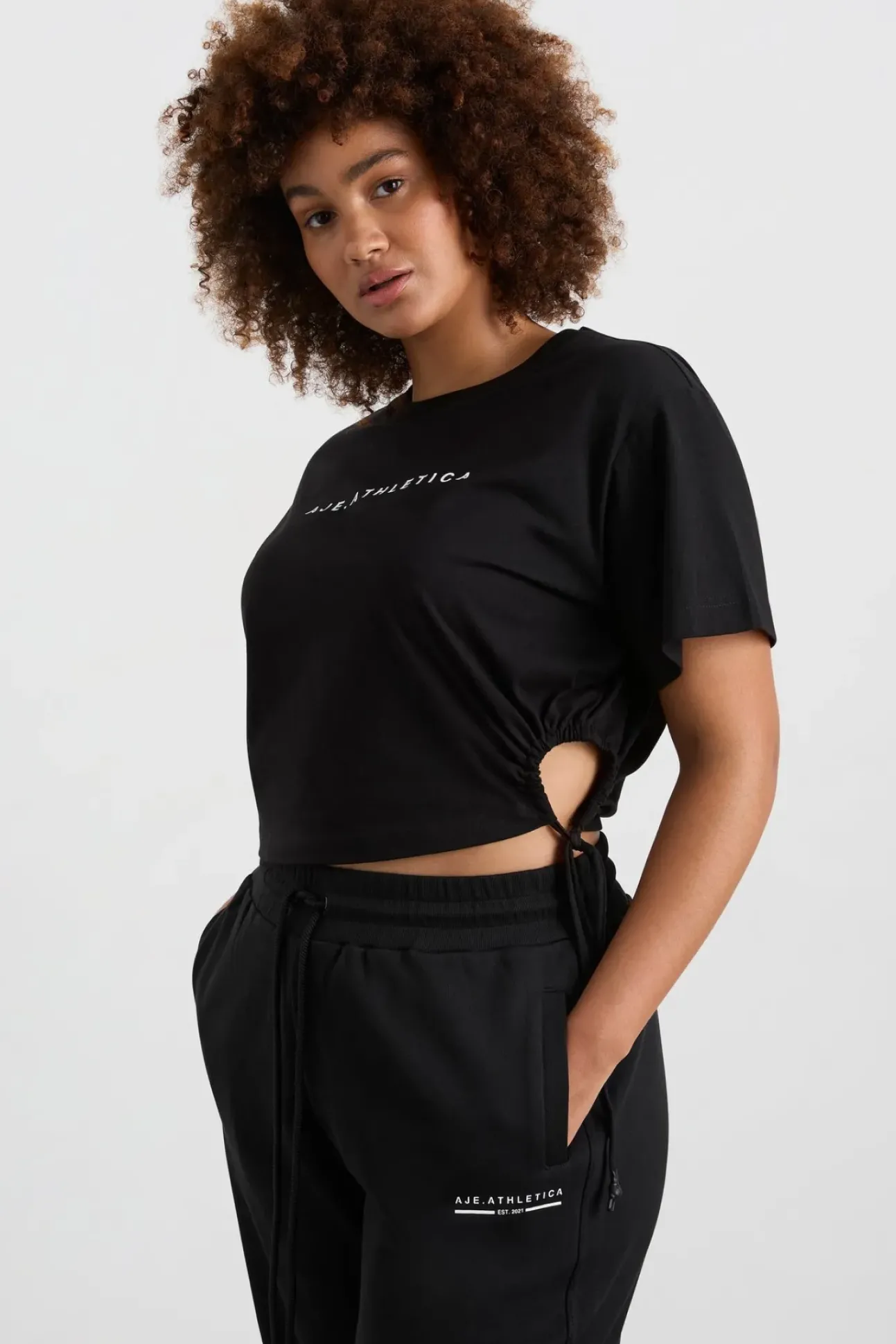 Drawcord Cut Out Crop 161