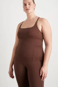 Drawcord Racerback Tank 128