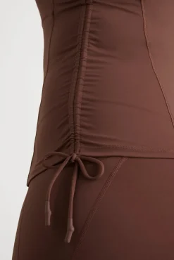 Drawcord Racerback Tank 128