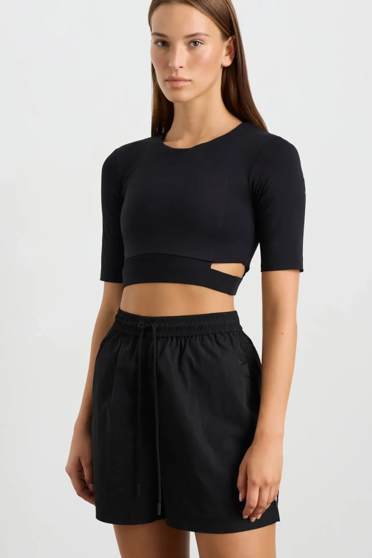 Elasticated Cut Out Tee 195