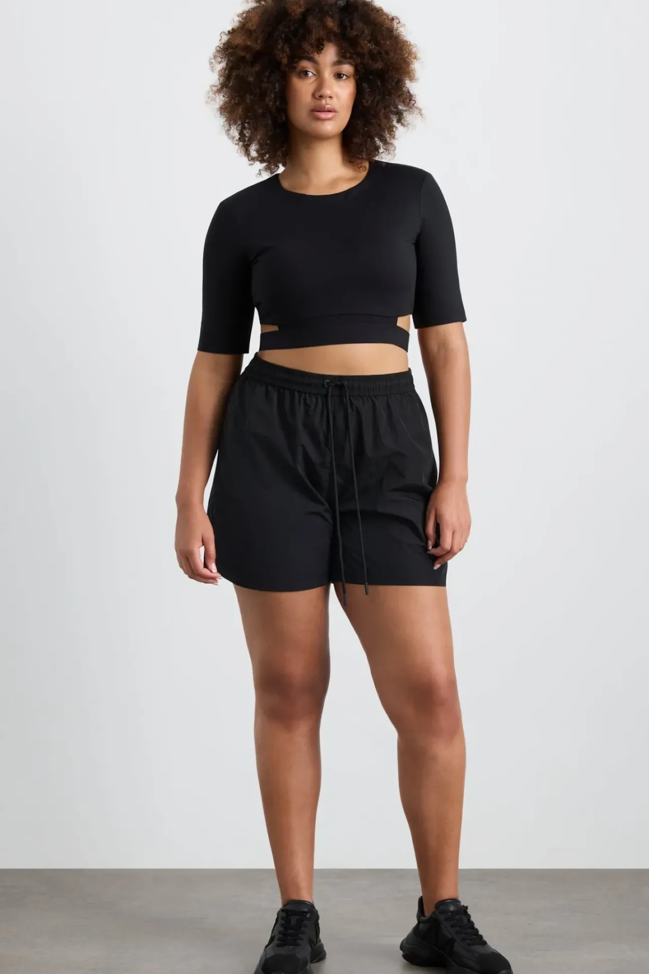 Elasticated Cut Out Tee 195