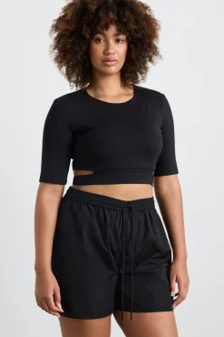 Elasticated Cut Out Tee 195