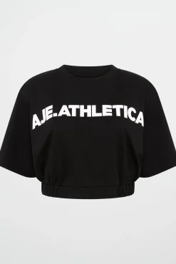 Elasticated Logo Crop Tee 105