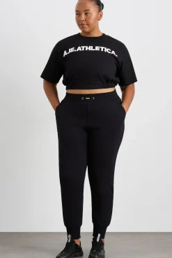 Elasticated Logo Crop Tee 105