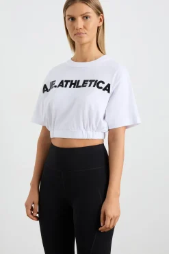 Elasticated Logo Crop Tee 105