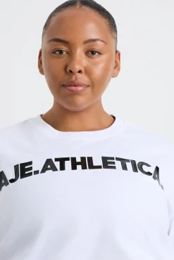 Elasticated Logo Crop Tee 105