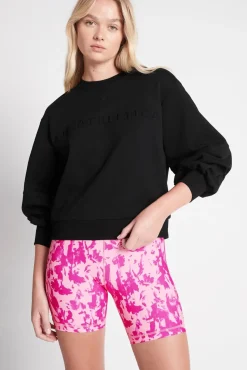 Embossed Signature Logo Crew Jumper 414