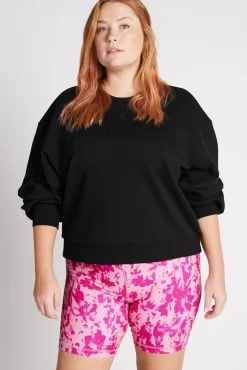 Embossed Signature Logo Crew Jumper 414