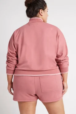 Embossed Signature Logo Funnel Neck Jumper 412