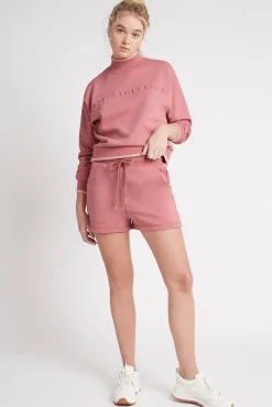 Embossed Signature Logo Funnel Neck Jumper 412