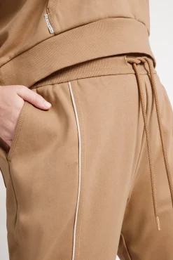 Fleece Contrast Piping Trackpants 504