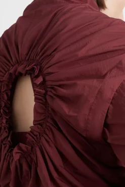 Gathered Cut Out Jacket 737