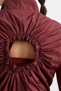 Gathered Cut Out Jacket 737