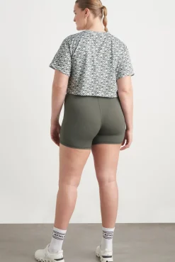 Geo Print Crop T-Shirt 105