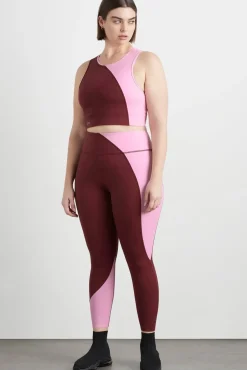 High Rise Colour Block 7/8 Legging 226