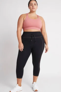 High Rise Contrast 3/4 Leggings 207