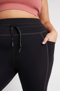 High Rise Contrast 3/4 Leggings 207