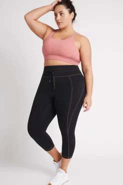 High Rise Contrast 3/4 Leggings 207