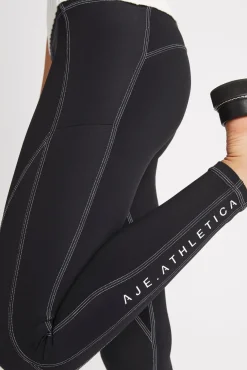 High Rise Full Length Panelled Legging 020