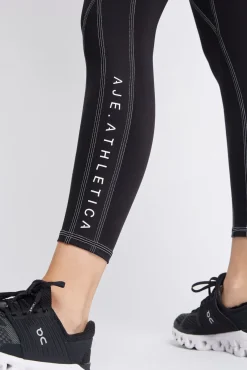 High Rise Full Length Panelled Legging 020