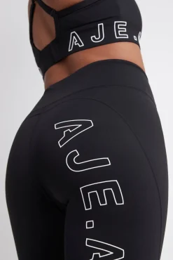 High Rise Logo Full Length Legging 206