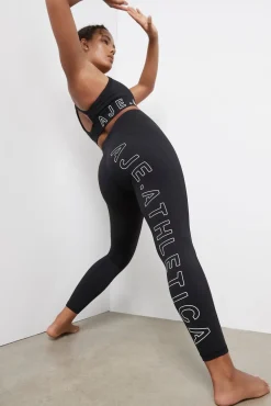High Rise Logo Full Length Legging 206