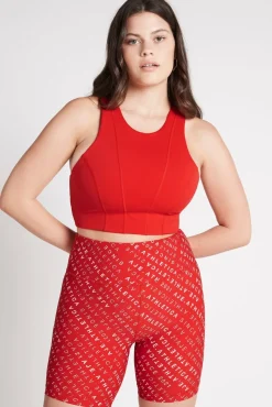 High Rise Logo Shorts 607