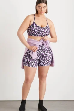 High Rise Mid Length Bike Shorts 607