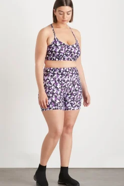 High Rise Mid Length Bike Shorts 607