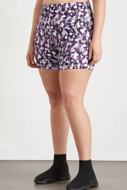 High Rise Mid Length Bike Shorts 607