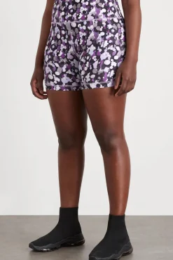 High Rise Mid Length Bike Shorts 607