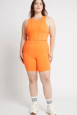 High Rise Mid Length Bike Short 615