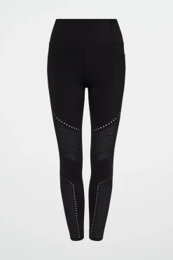 High Rise Perforated 7/8 Legging 227