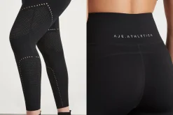 High Rise Perforated 7/8 Legging 227