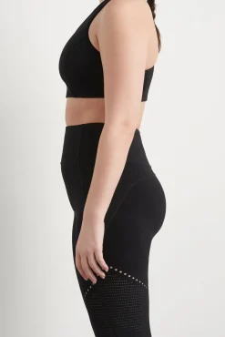 High Rise Perforated 7/8 Legging 227