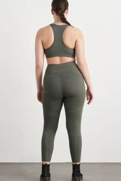 High Rise Perforated 7/8 Legging 227