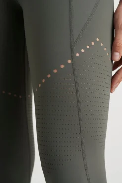 High Rise Perforated 7/8 Legging 227