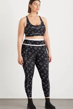 High Rise Piping 7/8 Legging 230