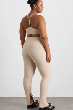 High Waist Split Hem Legging 205